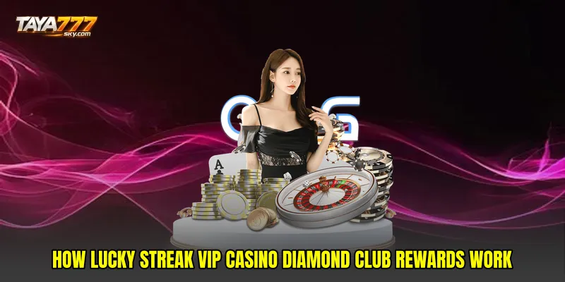 How Lucky streak VIP casino diamond club rewards work