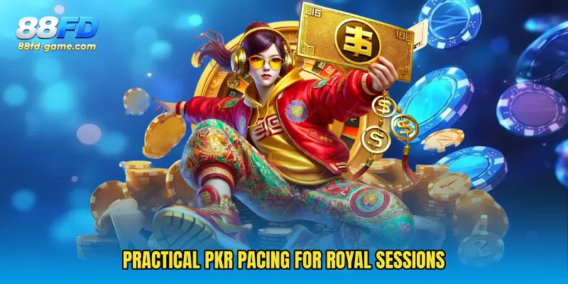 Practical PKR pacing for royal sessions